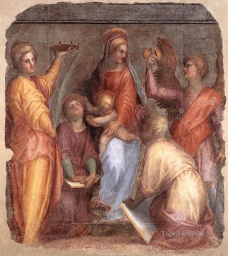 サクラ・コンヴェルサツィオーネの肖像画家 フィレンツェのマニエリスム ヤコポ・ダ・ポントルモ Oil Paintings